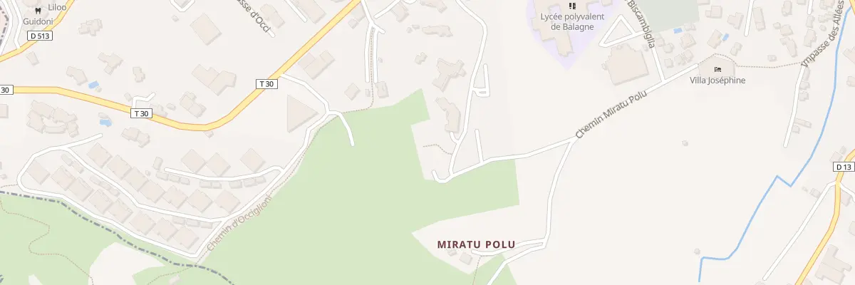 Plan du 23 Rte de Calvi à L’Île-Rousse