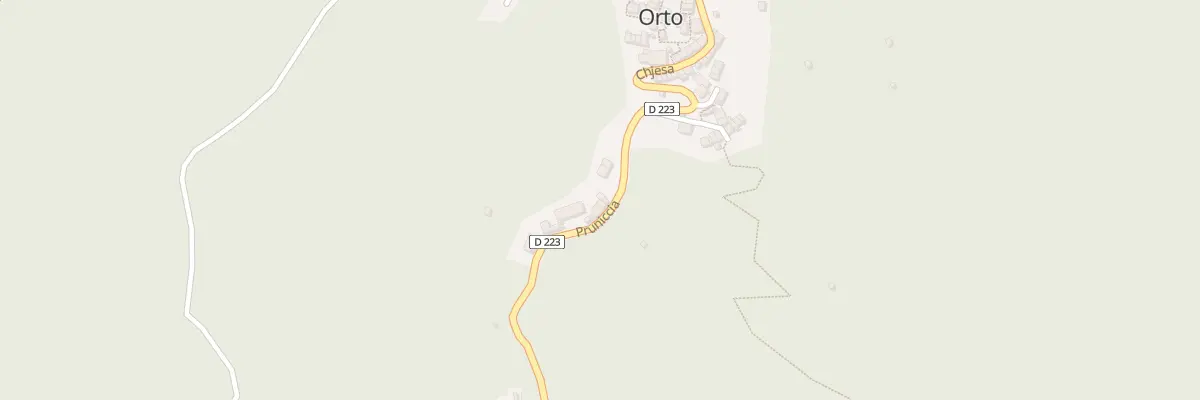 Plan du 5006 Pruniccia à Orto