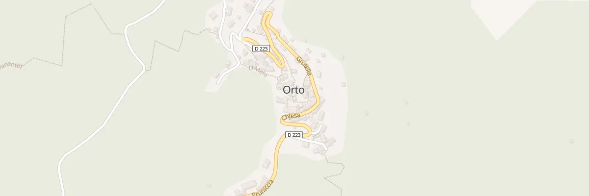 Plan du 5012 Pastinello à Orto
