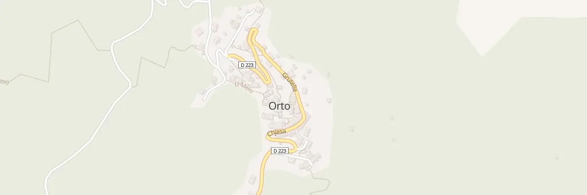Plan du 5038 Gricinello à Orto