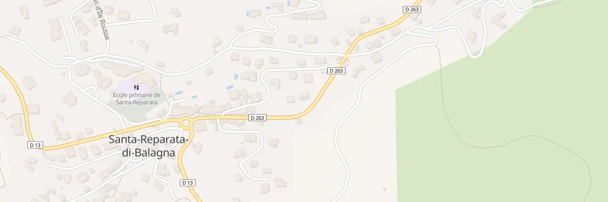 Plan de San Bernardino à Santa-Reparata-di-Balagna