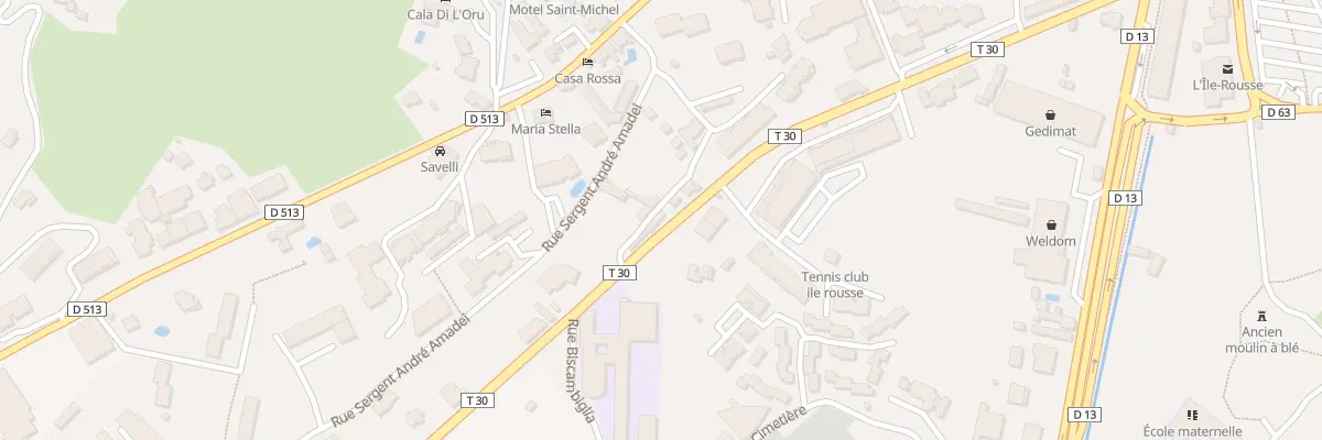 Plan du 9 Che Fecciaghju à Bastia