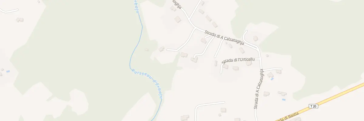 Plan du 6020 Calzatoja à Vero