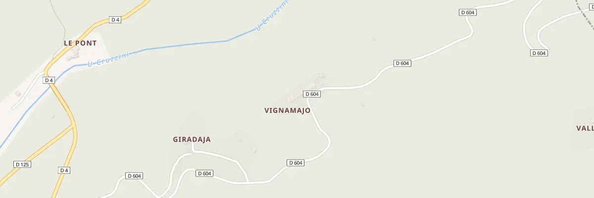 Plan du 5103 Vignamajo à Rezza