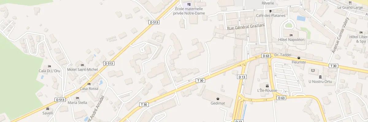 Plan du 10 Rte de Calvi à L’Île-Rousse
