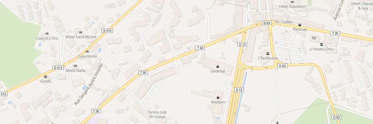 Plan du 5 Rte de Calvi à L’Île-Rousse