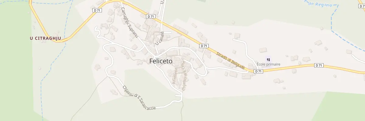 Plan du 2 Che Chjassu Di E Cime à Feliceto