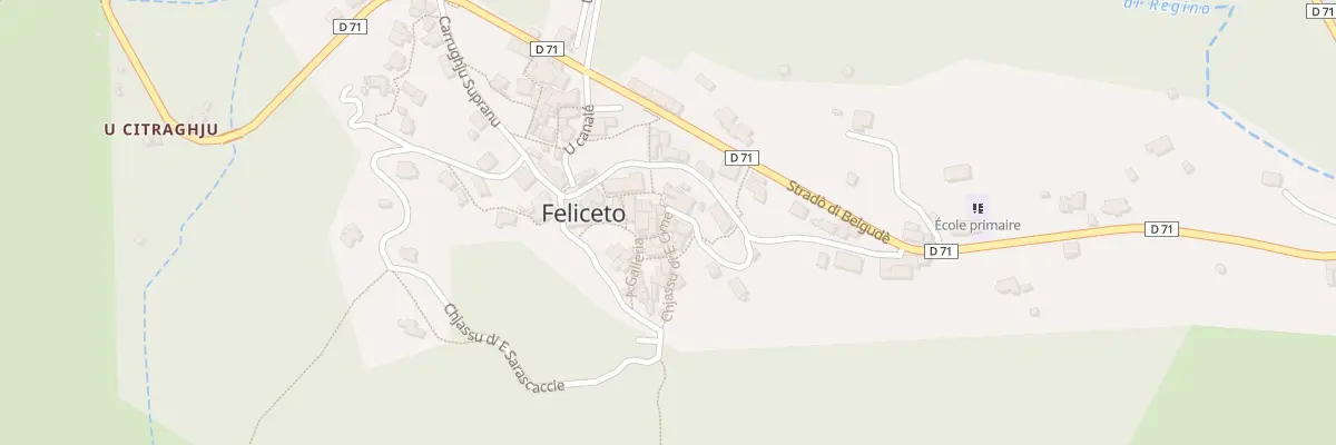 Plan du 5065 Feliceto à Feliceto