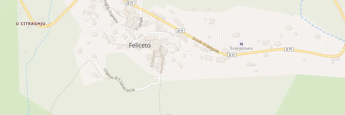Plan du 3 Che Chjassu Di A Funtana à Feliceto