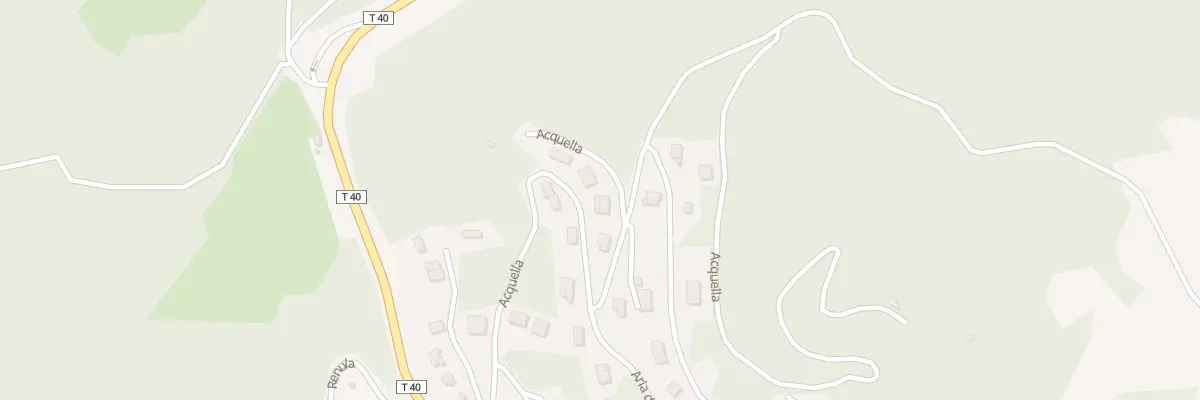 Plan de Cuparchiatella à Casalabriva