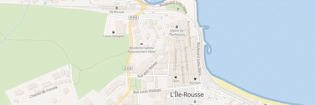Plan du 4 Pl Santelli à L’Île-Rousse