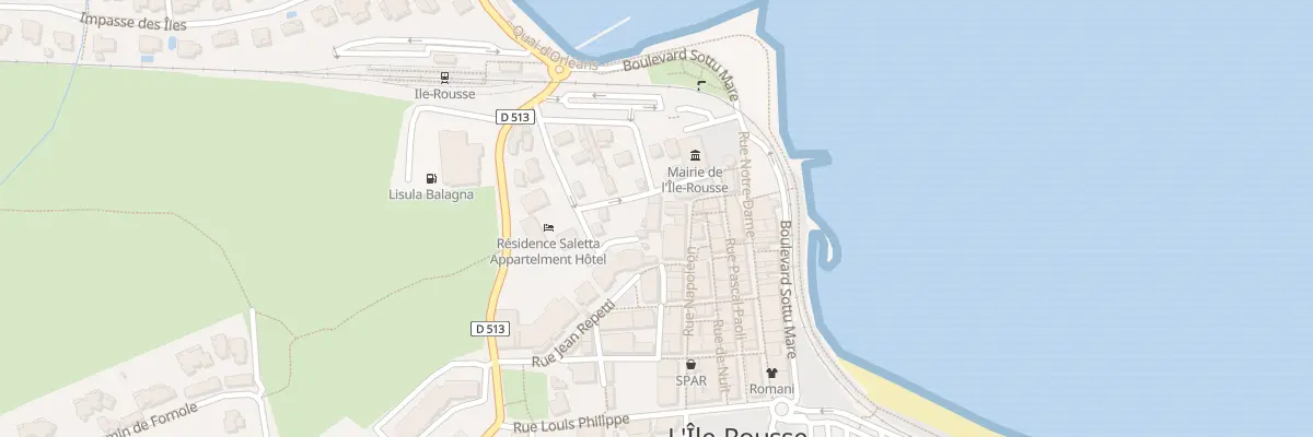 Plan du 7 Rue Jean André Vesperini à L’Île-Rousse