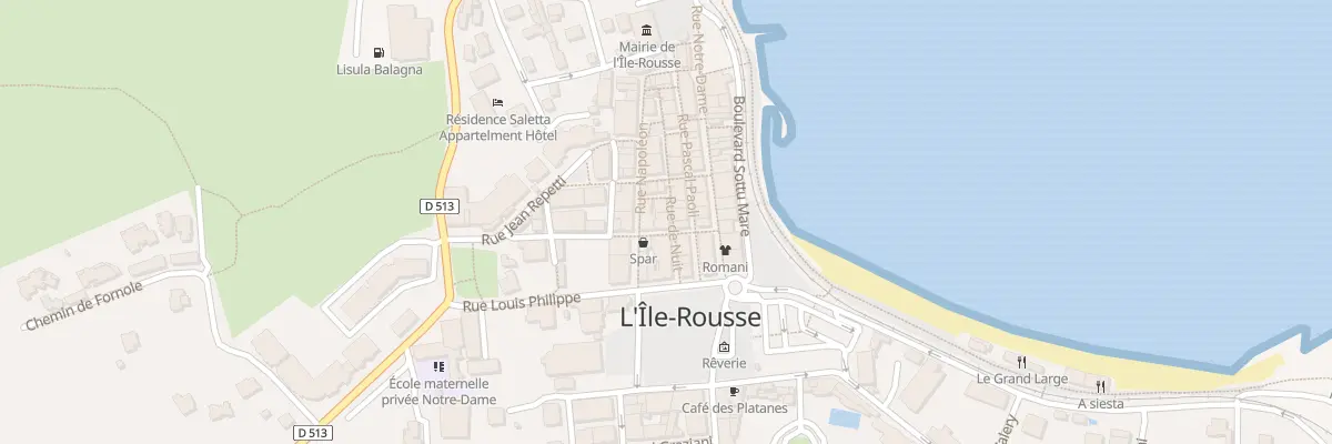 Plan du 9 Rue de Nuit à L’Île-Rousse
