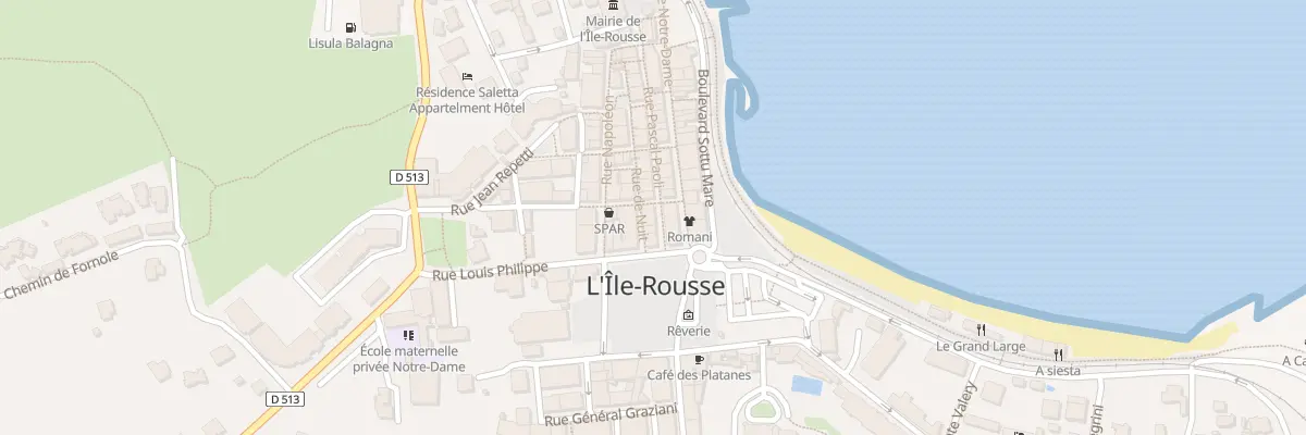 Plan du 5 Rue Pascal Paoli à L’Île-Rousse