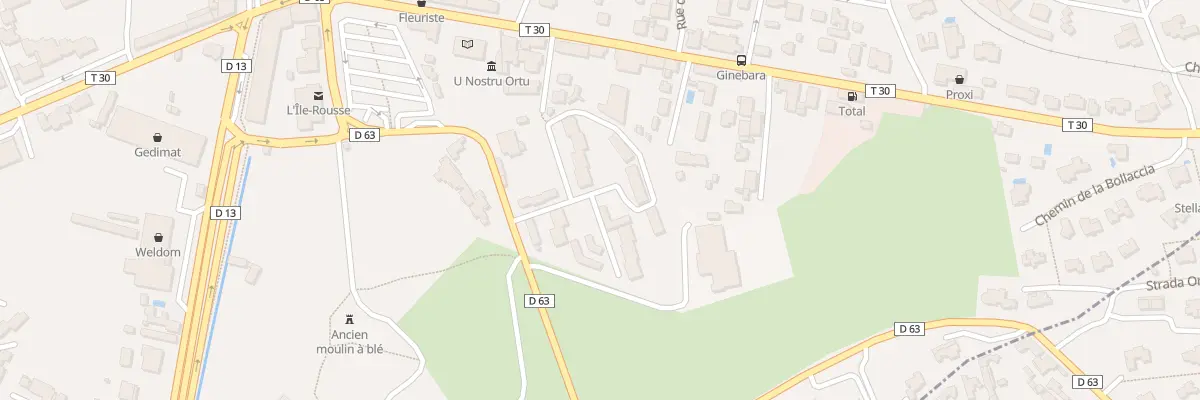 Plan du 3622 Rte Strada Di Munticellu à L’Île-Rousse