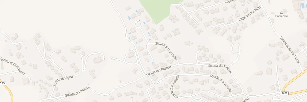 Plan du 1 Rte Strada Di Muratellu à Monticello