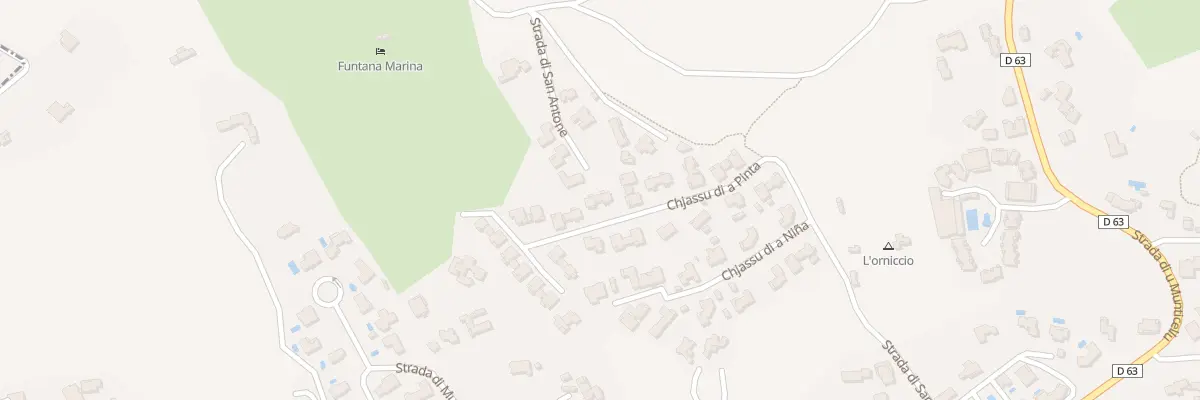 Plan du 28A Che Chjassu Di A Pinta à Monticello