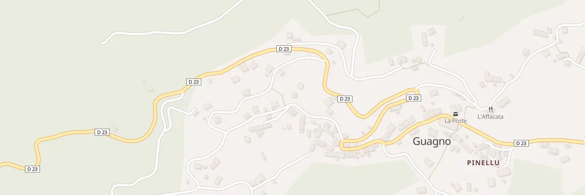 Plan du 5035 Cardosa à Guagno