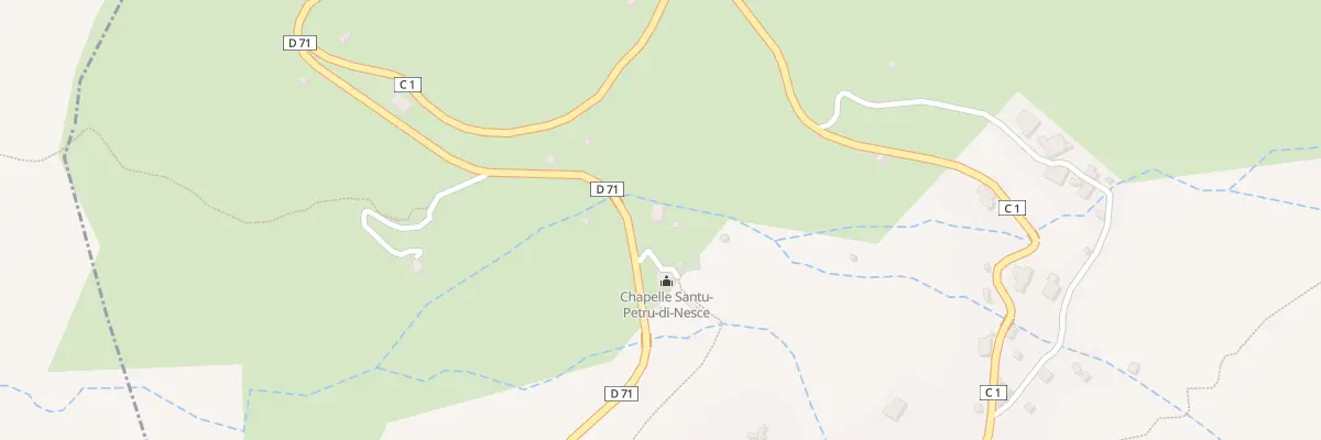 Plan du 2 Rte Pedi A A Ghjesgia à Nessa