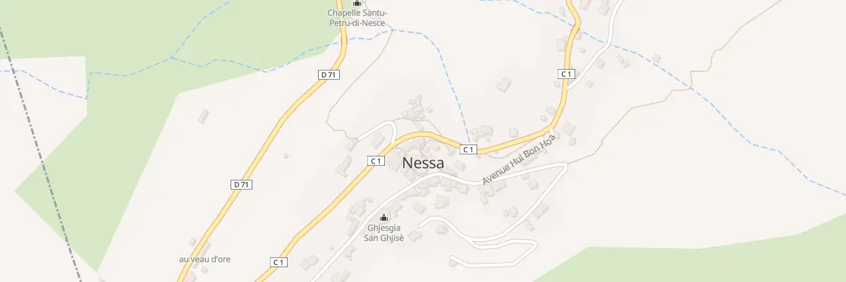 Plan du 21 Qua Culettu à Nessa
