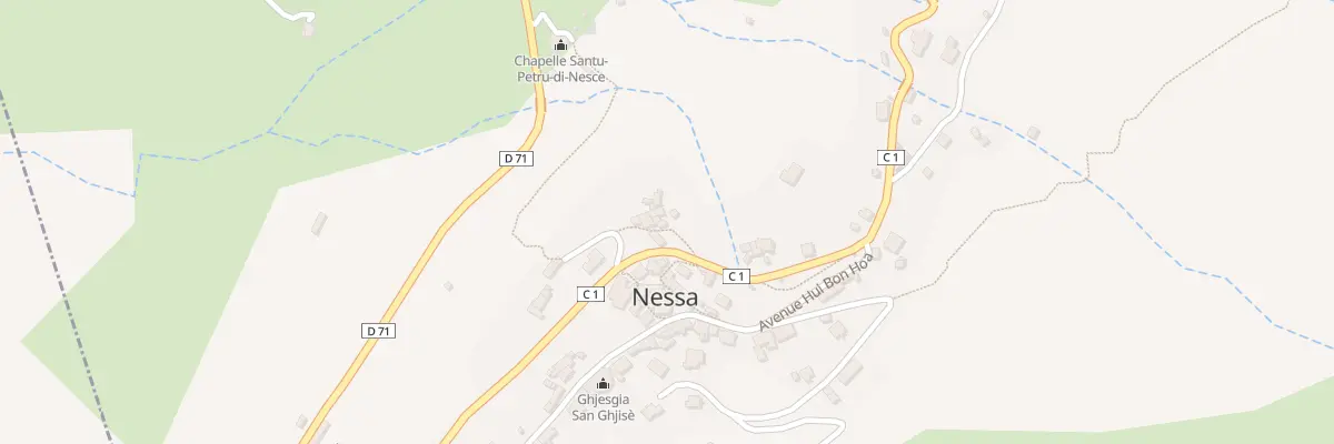 Plan du 3 Qua Camariottu à Nessa