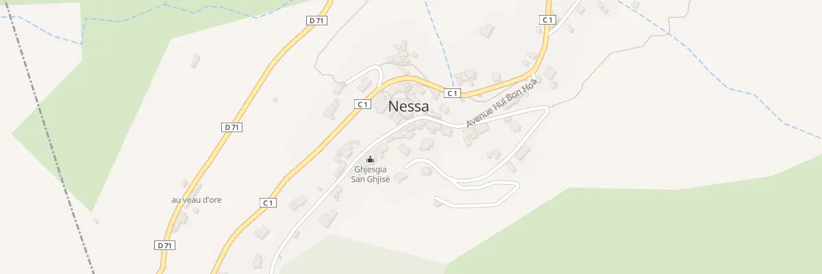 Plan du 5100 Pietra Piana à Nessa