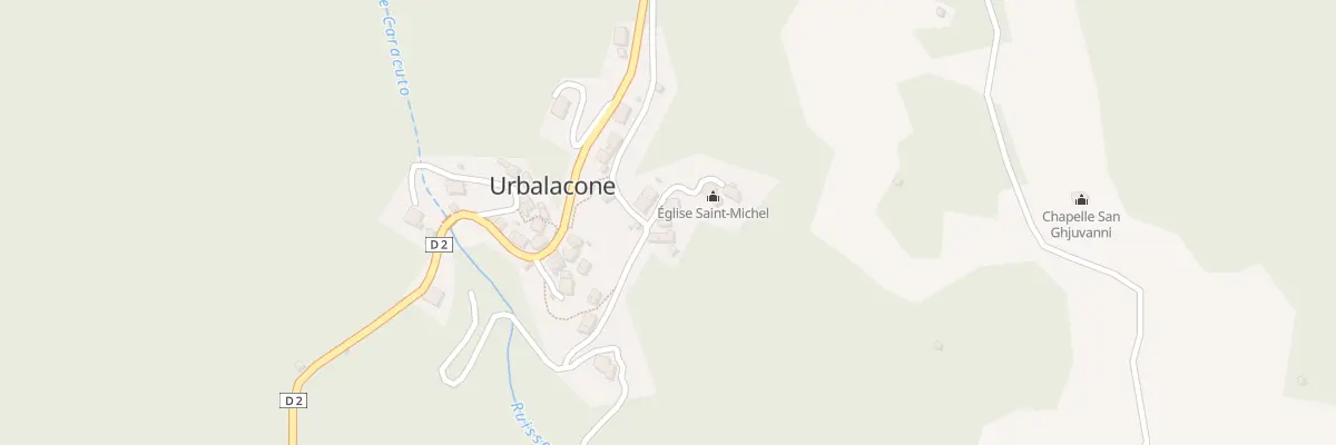 Plan du 5030 Chiappa à Urbalacone
