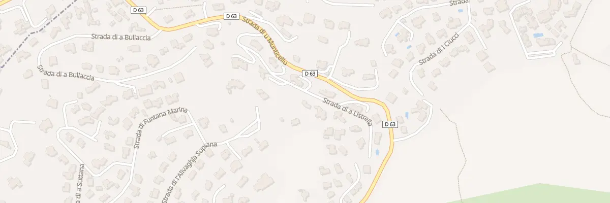 Plan du 178 Rte Strada Di A Listrella à Monticello