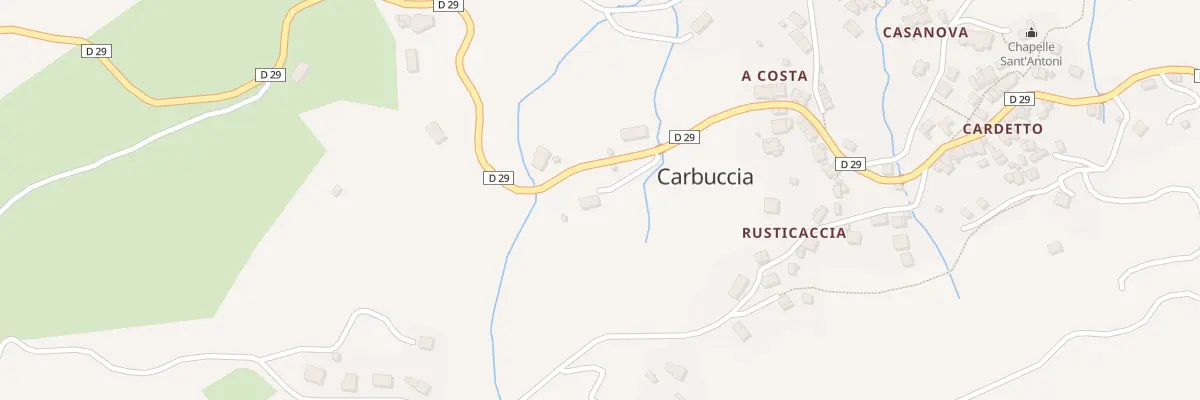 Plan du 5019 Angeloviso à Carbuccia
