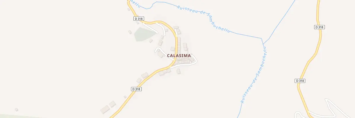 Plan du 5143 Calasima à Albertacce