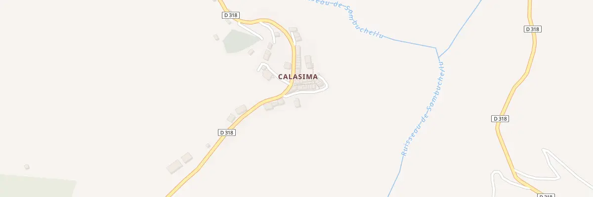 Plan du 5192 Calasima à Albertacce