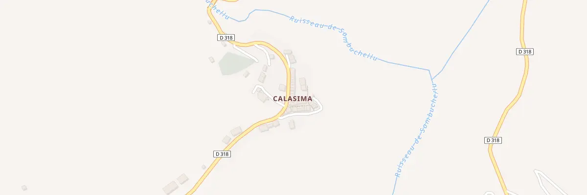 Plan du 5133 Calasima à Albertacce