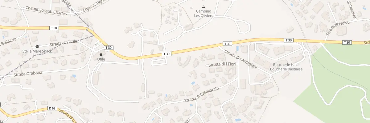 Plan du 278 Rte Strada Di Bastia à Monticello