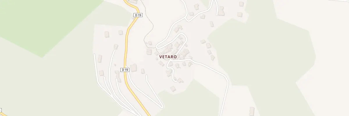 Plan du 5032 Vetaro à Viggianello