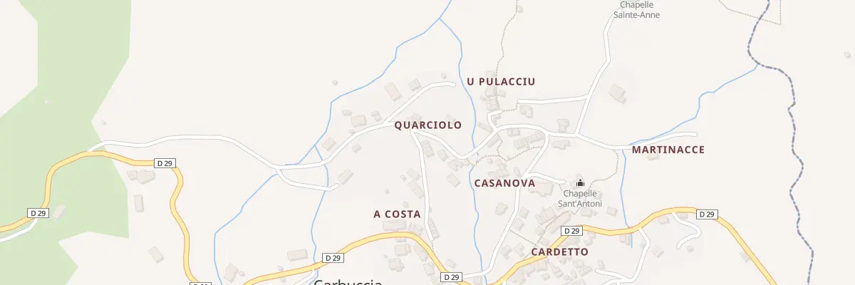 Plan du 5076 Costa à Carbuccia