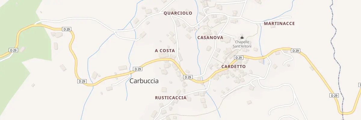 Plan du 5088 Costa à Carbuccia