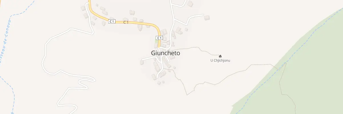 Plan du 5022 Giuncheto à Giuncheto