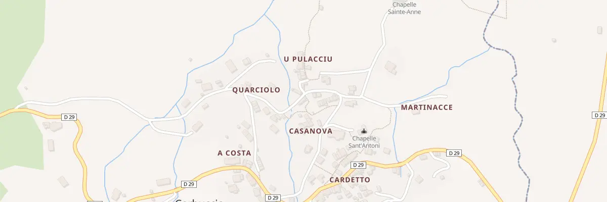 Plan du 5014 Fontana à Carbuccia