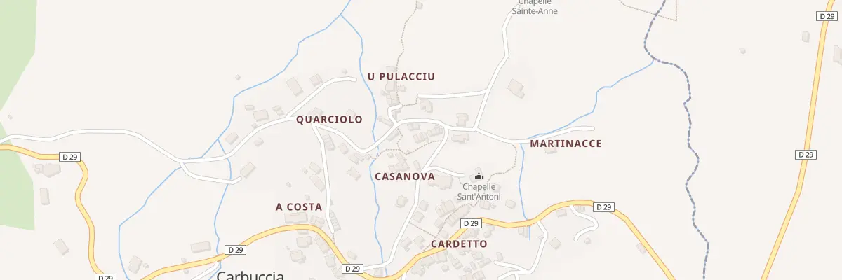Plan du 5027 Polacci à Carbuccia