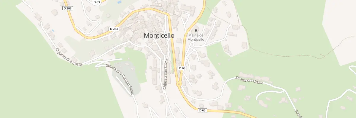Plan du 71 Rte Strada Di U Munticellu à Monticello