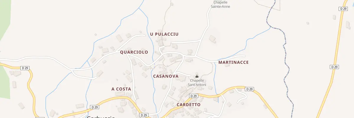 Plan du 5023 Polacci à Carbuccia