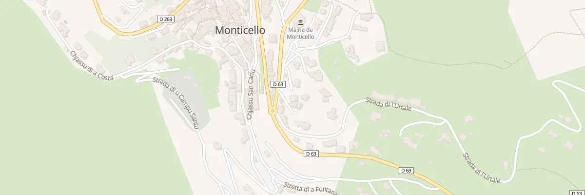 Plan du 18 Rte Strada Di U Munticellu à Monticello