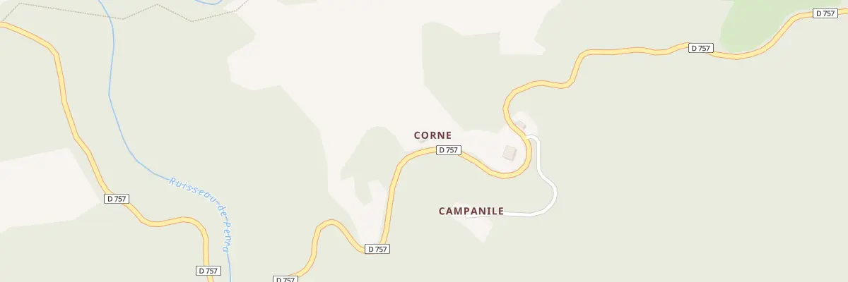 Plan du 5248 Corne à Petreto-Bicchisano