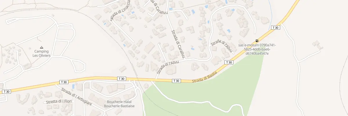 Plan du 24 Rue Stretta Di l’Ebanistu à Monticello