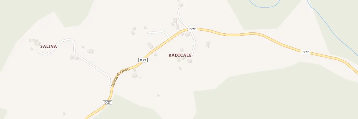 Plan du 7005 Radicale à Bastelica
