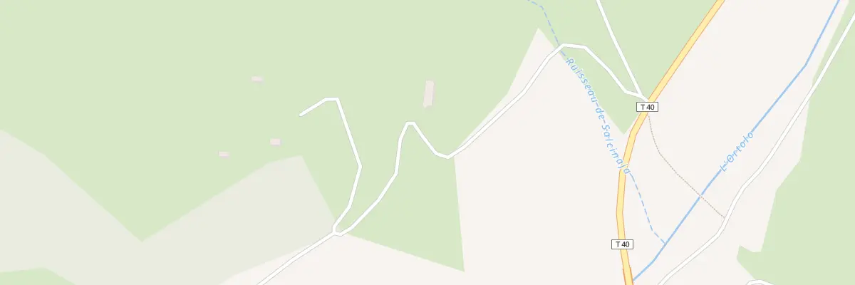 Plan du 549 Licciola à Sartène