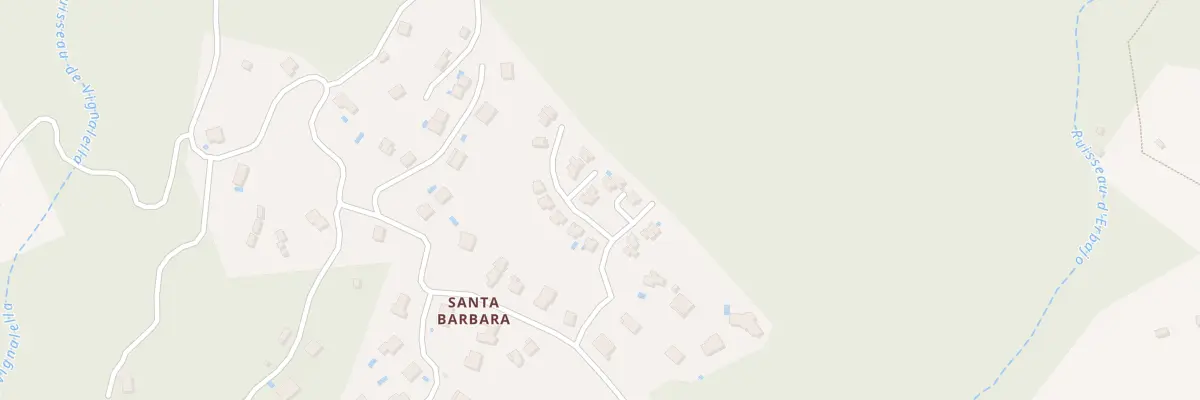 Plan du 8 Santa Barbara à Sartène