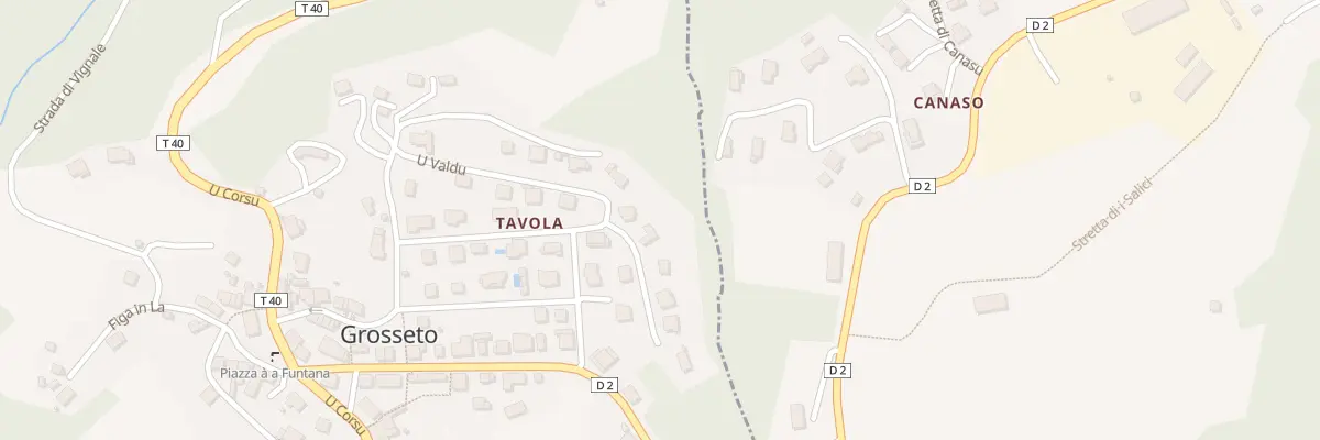 Plan du 5441 Tavola à Grosseto-Prugna