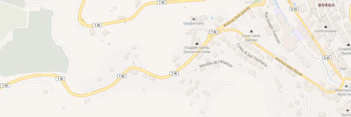 Plan du 5754 San Damiano à Sartène