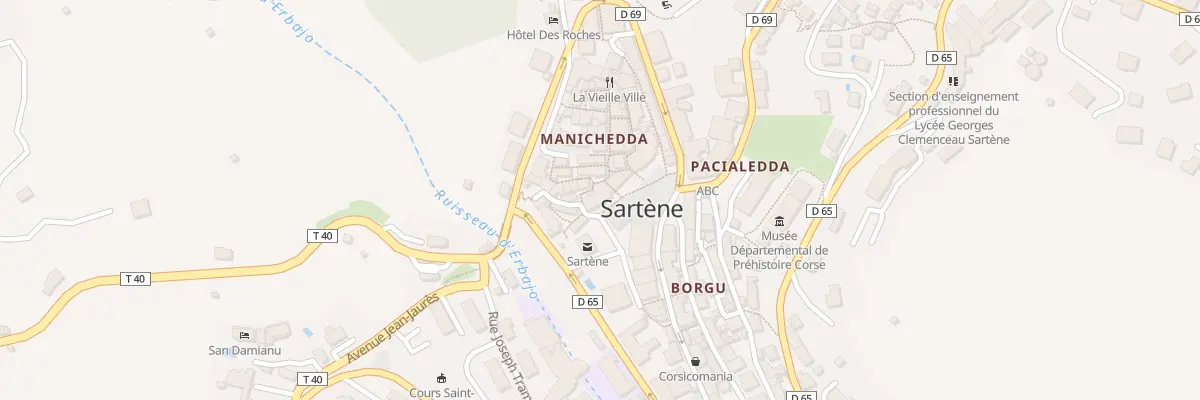 Plan du 68 Piazza Maggiore à Sartène